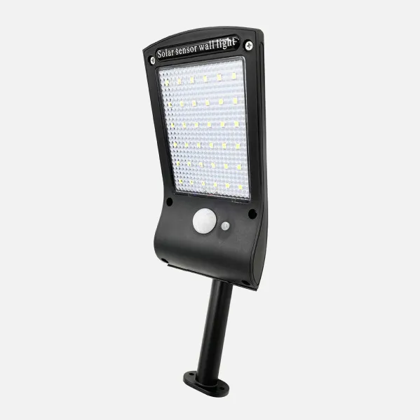 Wall light Solar  6500k Kira Black 400 Lm Ip65 5x8x24 Cm C/sensor Twilight Movement