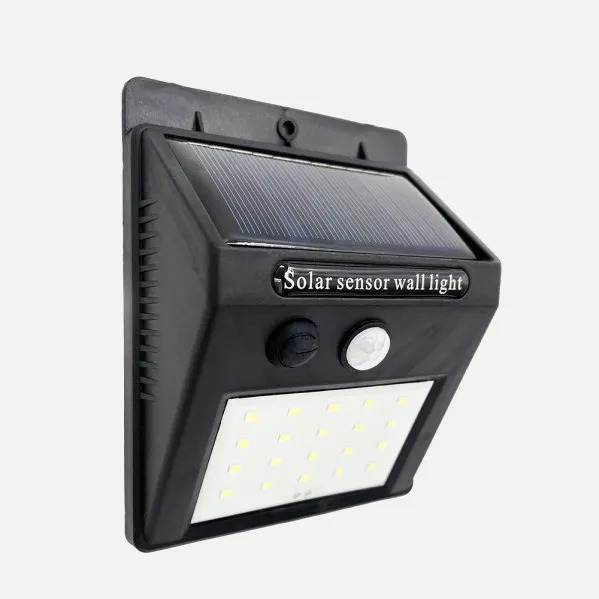 Wall light Solar  5000k Kira Black 200 Lm Ip55 12,2x9,5x4,4 Cm Sensor Twilight Movement