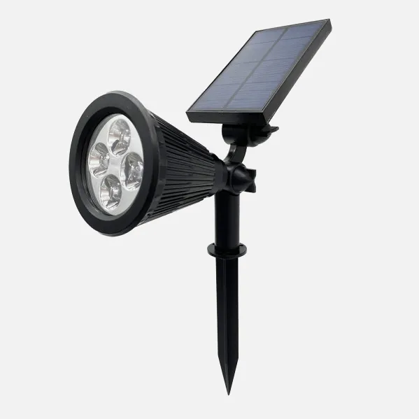 Prick Ext. Solar 5000k 150lm Kira Black Ip65  31x9x38 Cm Uploads 5-6h Use 6-8h Reg.Intensity 3 positions