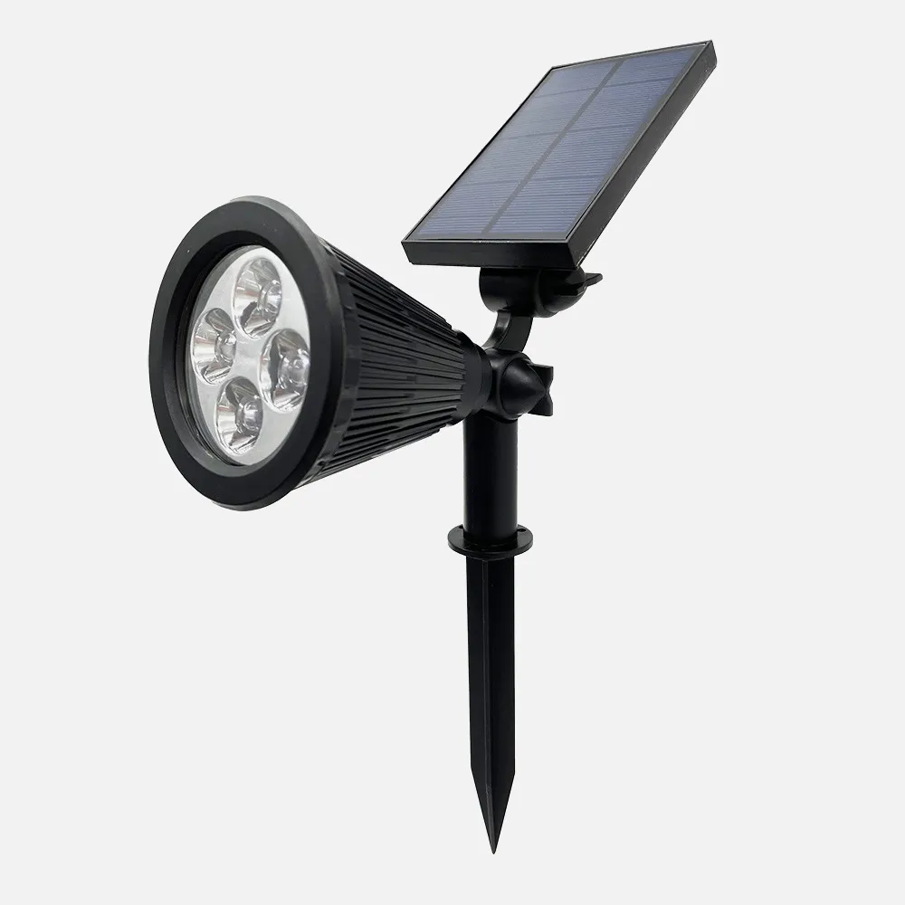 166672009 - Pincho Ext. Solar 5000k 150lm Kira Negro Ip65  31x9x38 Cm Carga 5-6h Uso 6-8h Reg.Intensidad 3 posiciones