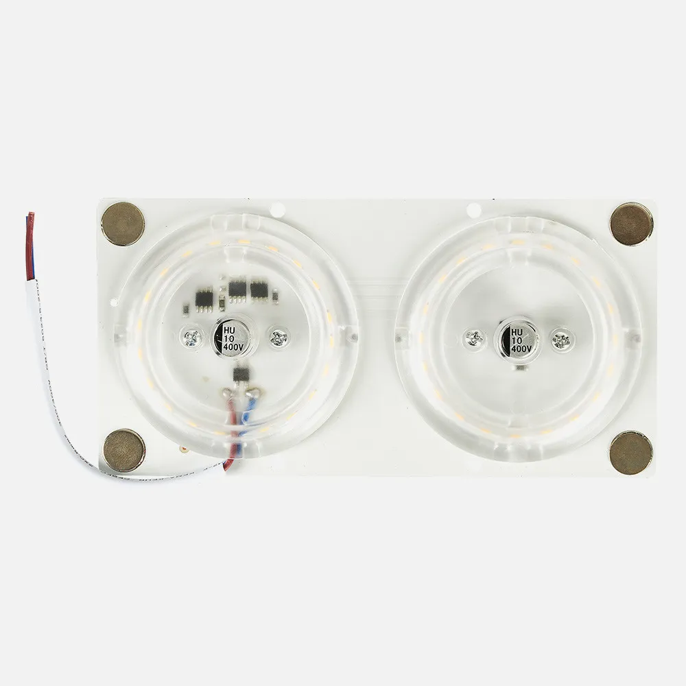 Disco Led 24w 4000k Placa Cuad.blanco  8x16x1 Cm 1872lm Magnetico