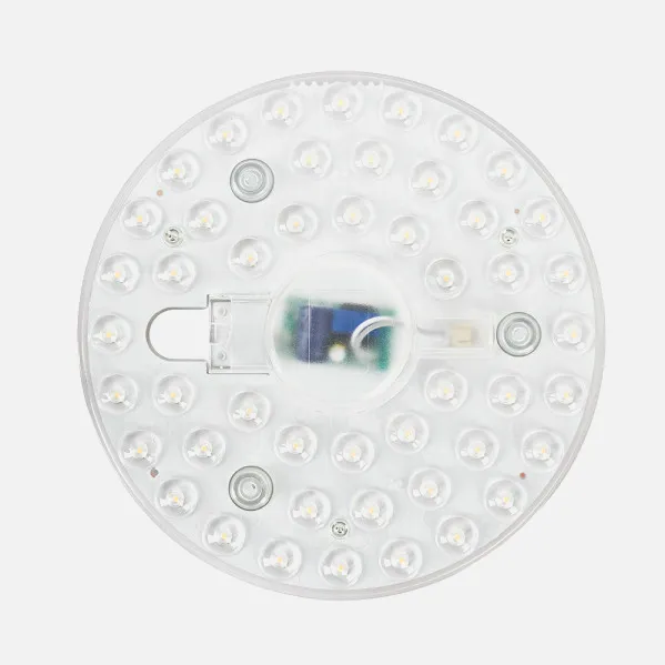 Led Disc 24w 6000k Prato vermelho.branco 17x17x2,5 Cm 1872lm