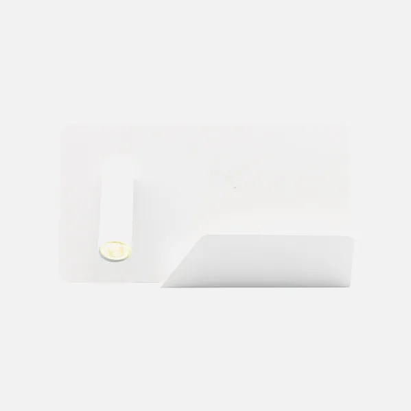 Aplique 3w 4000k Miguel Angel Izqdo Blanco C/usb  Y Estante 150lm 16x28x12 Cm Orientable