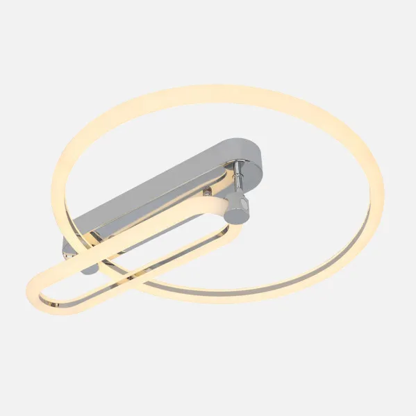 Ceiling light 57w 3000k, 4000k, 6500k Chrome Adhara 8x49x40cm 7695Lm Dimmable, Memory and C. Remote