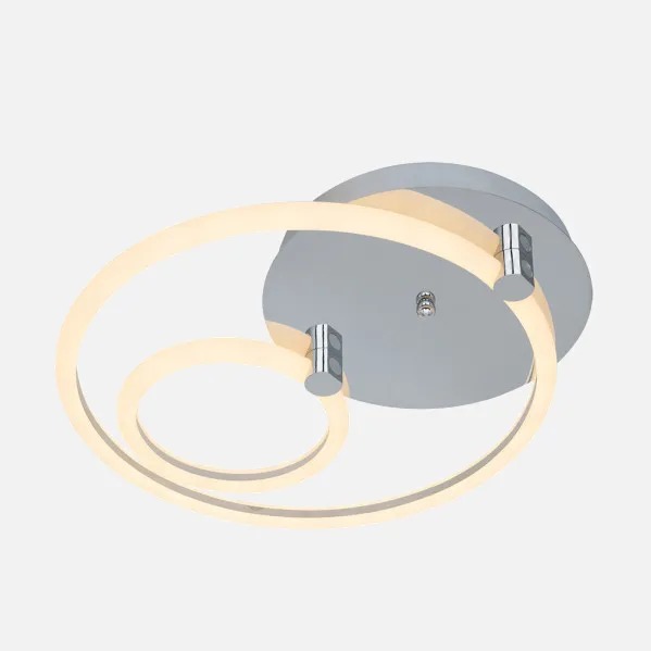 Ceiling light 37w 3000k, 4000k, 6500k Chrome Alya 9x44x40cm  4995 Lm Dimmable, Memory and C. Remote