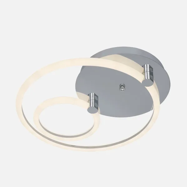 Ceiling light 37w 3000k, 4000k, 6500k Chrome Alya 9x44x40cm  4995 Lm Dimmable, Memory and C. Remote