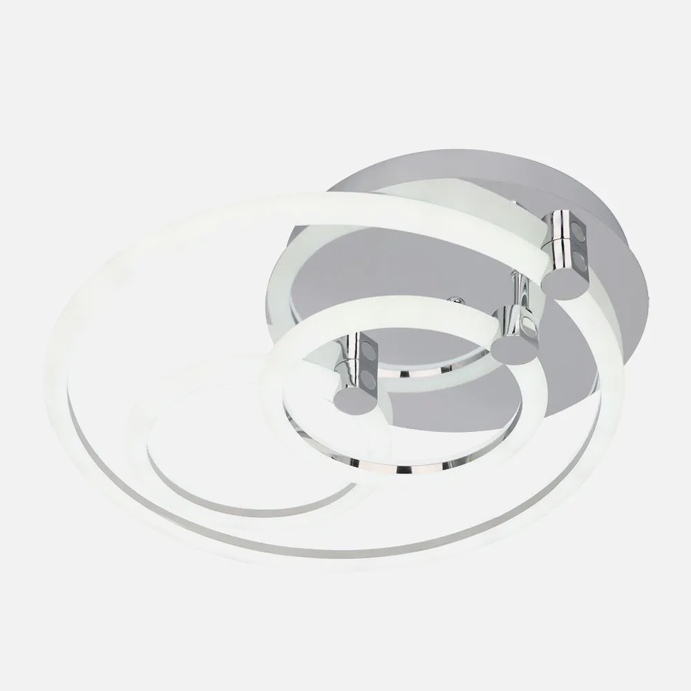 Plafon 68w 3000k, 4000k, 6500k Cromo Alya 10x44x40cm 9180Lm Regulable, Memoria y C. Remoto