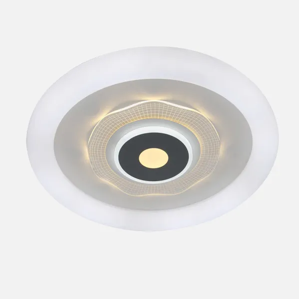 Plafon 78w 3000k, 4000k, 6500k Anthe Blanco/gris 9x50x50cm 10530Lm Regulable, Memoria y C. Remoto