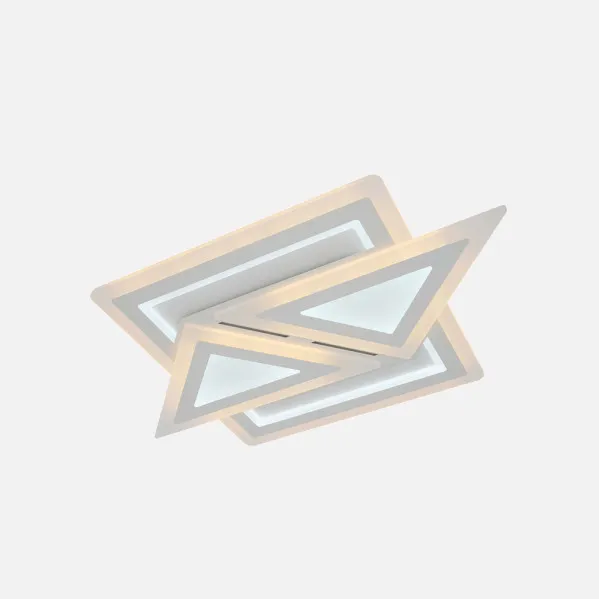 Ceiling light 130w 3000k, 4000k, 6500k White Atria 5x60x40Cm 17550Lm Dimmable, Memory and Remote Control
