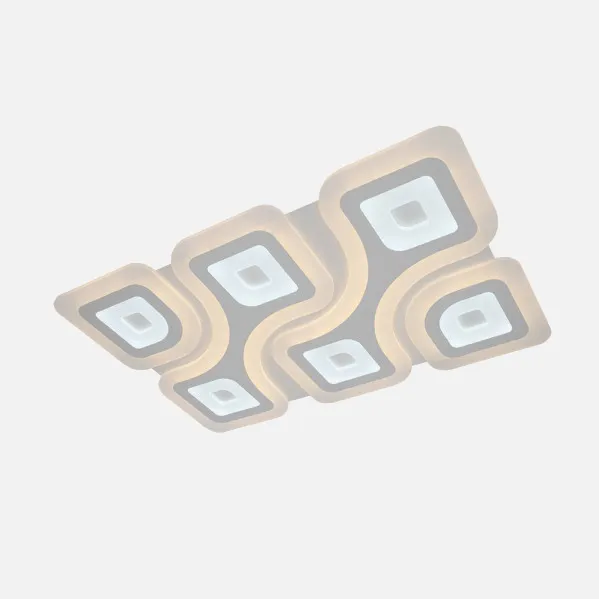 Plafon 208w 3000k, 4000k, 6500k Blanco Columba 5x82x52cm 28080lm Regulable, Memoria y C. Remoto