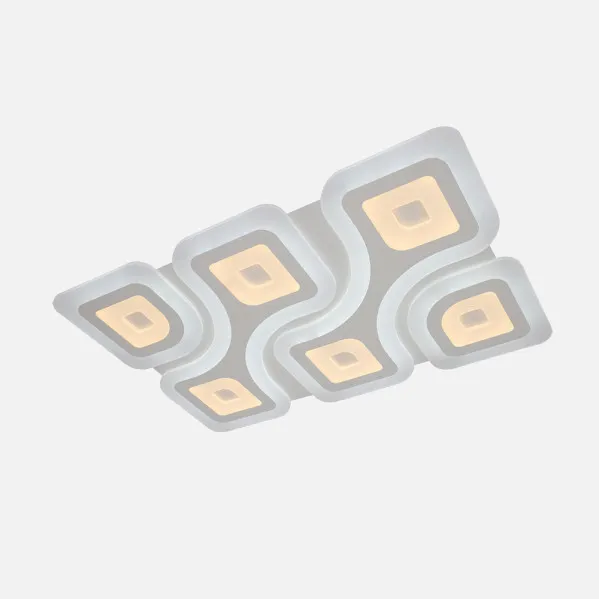 Plafon 208w 3000k, 4000k, 6500k Blanco Columba 5x82x52cm 28080lm Regulable, Memoria y C. Remoto