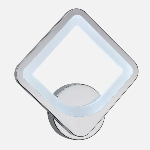 Candeeiro de parede 10w 4000k Cromado Elara 5x22x23Cm 1300Lm