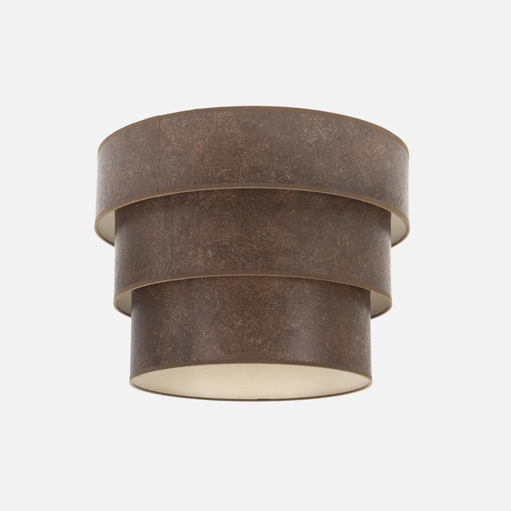 99.PA-175394017 - Lampshade Pendant light Triple Smile E27 Oxide 40dx20dx26h