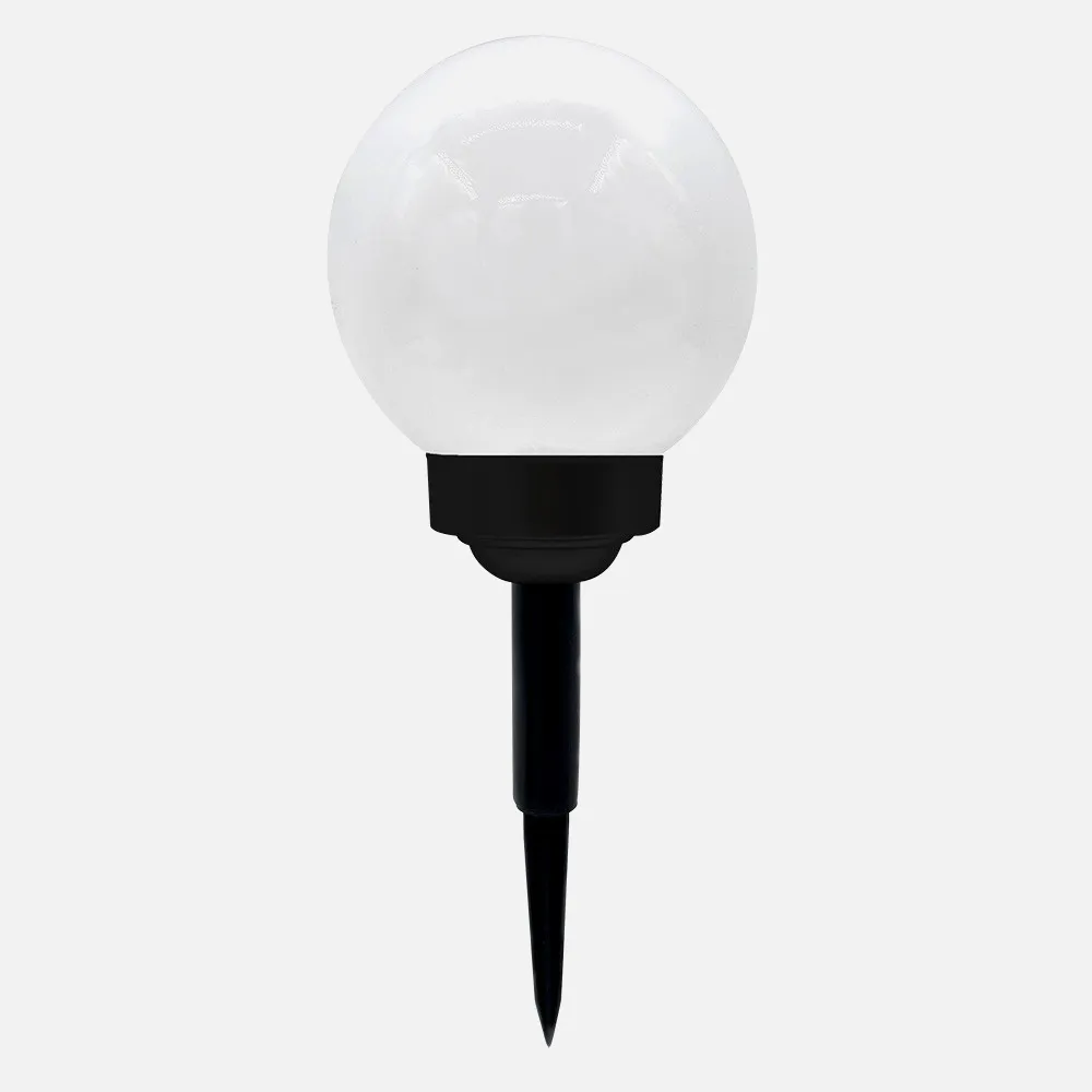 166673009 - Pincho Ext. Solar  5000k 50lm Kira Negro C/sensor Crepuscular  Ip65 32/36x15x15 Cm Carga 5-6h Uso 6h