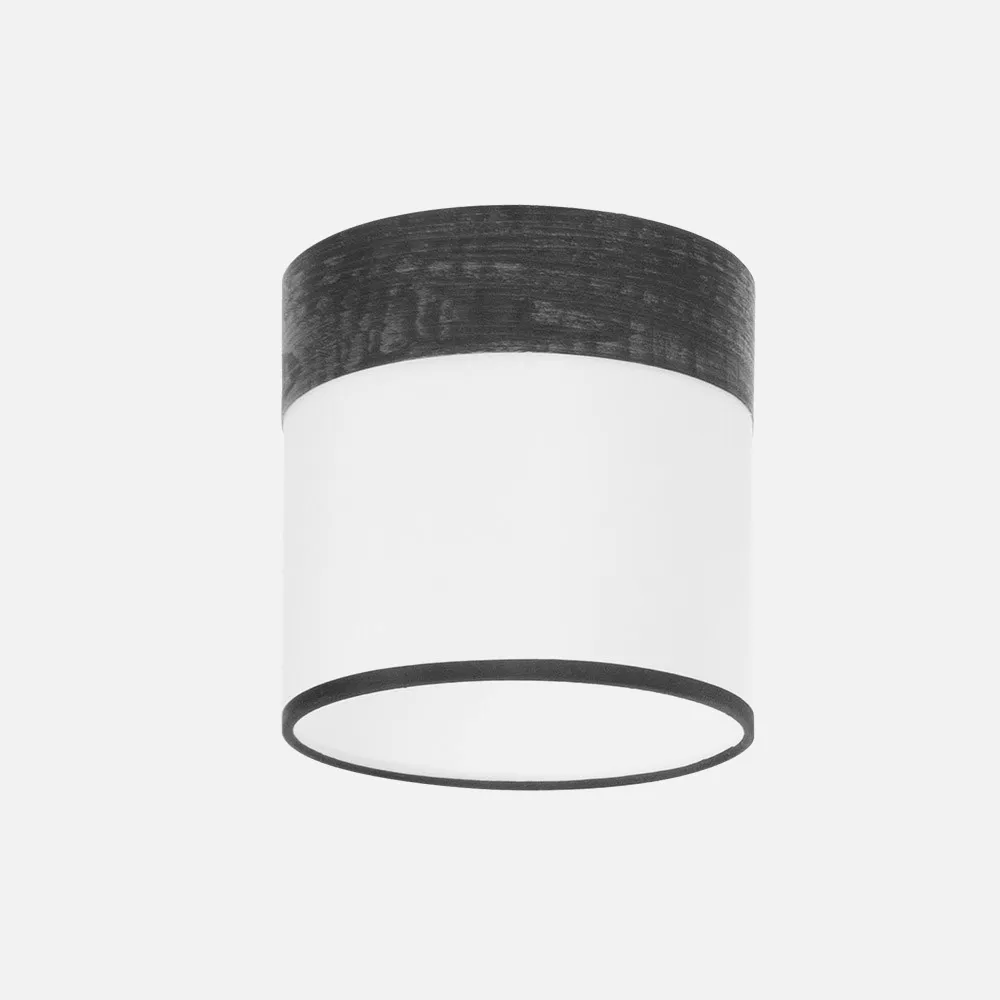 99.PA-175452009 - Lampshade Lamp Cloe E14 White/wood-black 14dx14dx14h