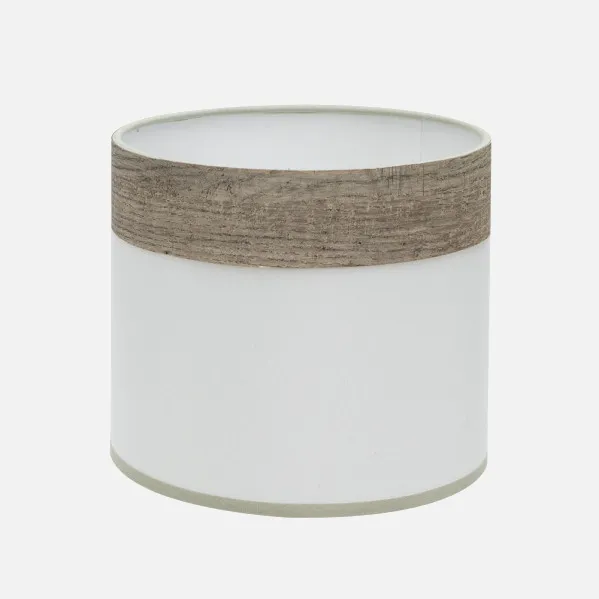 Blanco/Madera Gris