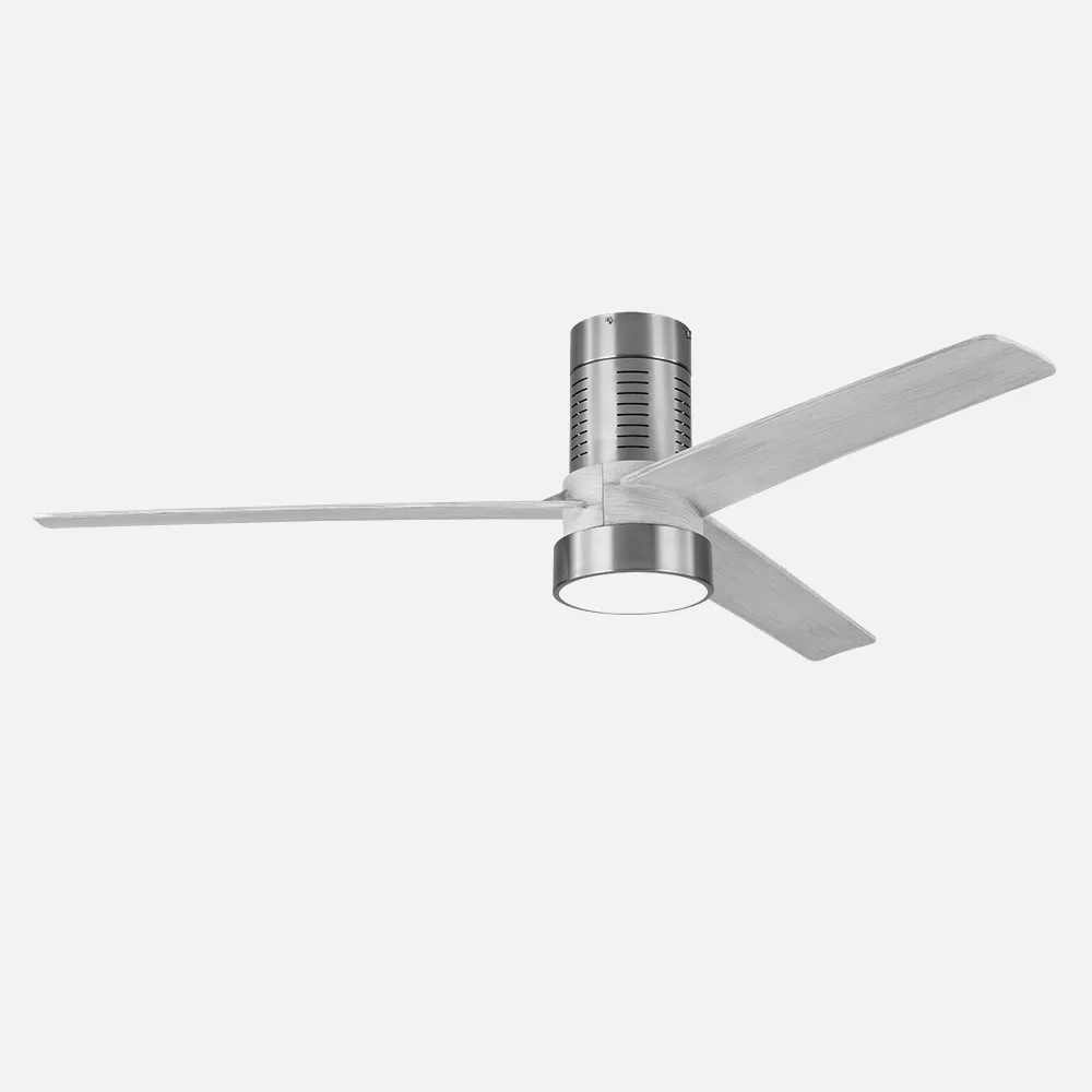 Ventilador Dc Teo 24w 2950lm Niquel 3Asp Gris 32x139d 3000-4000-6000k C/remoto, Memoria Y Temporizador