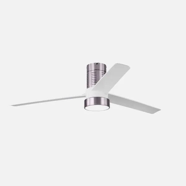 Ventilador Dc Teo 24w 2950lm Niquel 3Asp Blancas 32x139d 3000-4000-6000k C/remoto, Memoria Y Temporizador