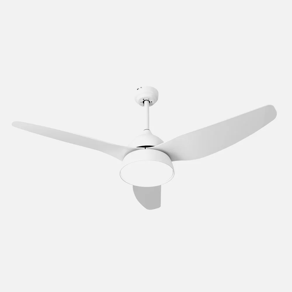 Ventilador 2xe27 Dc Kohilo Blanco 3 Asp.6 Veloc.  132d C/remoto Y Temporizador