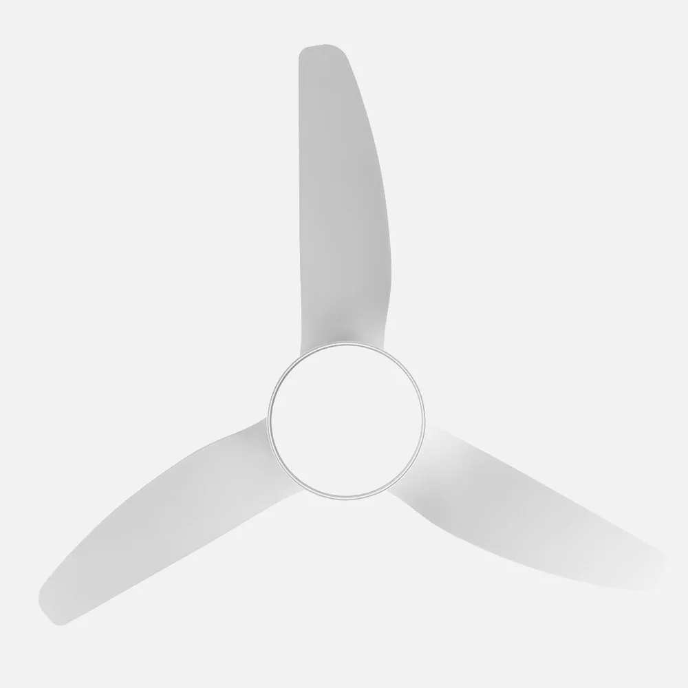 Ventilador 2xe27 Dc Kohilo Blanco 3 Asp.6 Veloc.  132d C/remoto Y Temporizador
