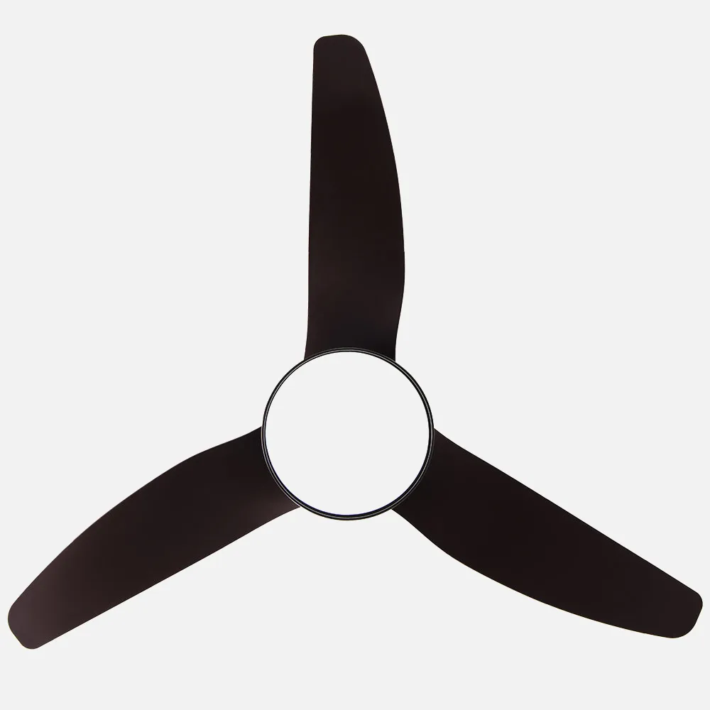 Ventilador  2xe27 Dc Kohilo Marron 3 Asp.6 Vel  132d C/remoto Y Temporizador