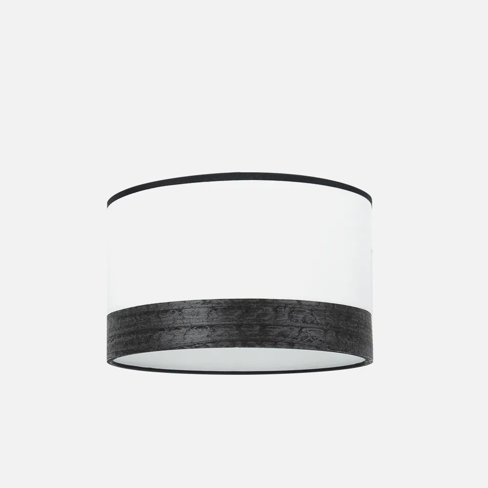 99.PA-175441009 - Lampshade Foot Living room Cloe E27 White/wood-black 40dx40dx20h