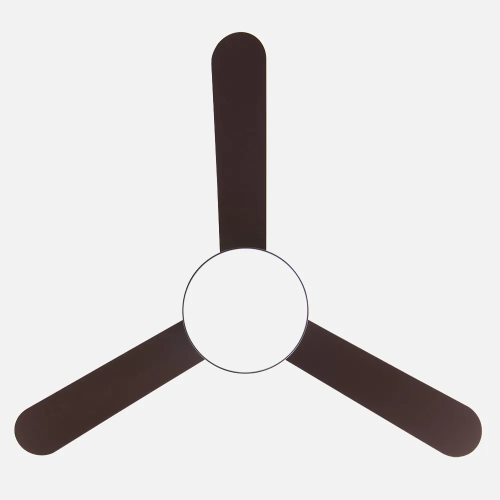 Ventilador Dc Umi 24w Marron 3 Aspas Marron/haya 132d 2950lm 3000-4000-6000k 2tijas C/remoto, Memoria Y Temporizador