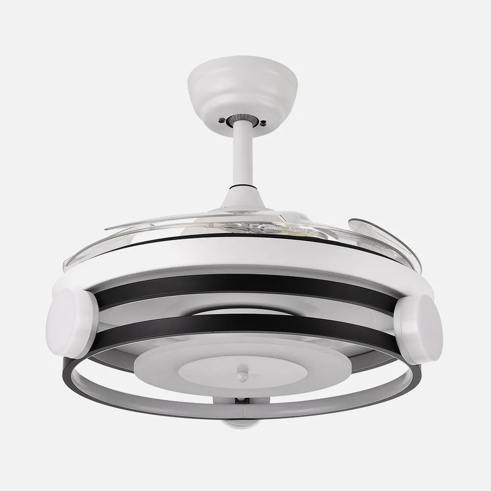 Ventilador Dc Belat 72w 6117lm Blanco 4 As.desp.108d 3 Encend.3 Colores. Remoto, Memoria Y Temporizador