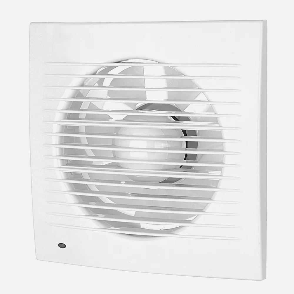Extractor Baño Soleas 15w 21x21x8 cm Cuadrado Blanco Para Tubos De 15cm