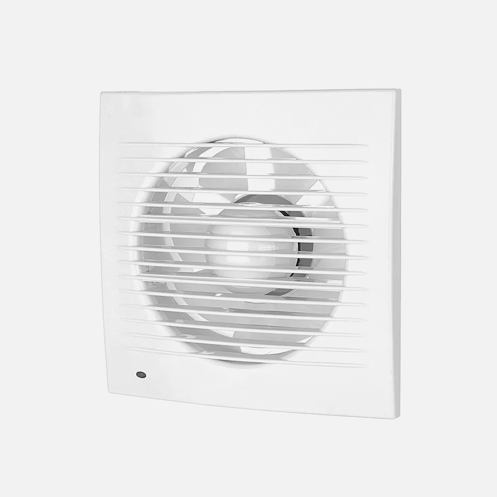 Extractor Baño Soleas 12w 16x16x7cm Cuadrado Blanco Para Tubos De 10cm
