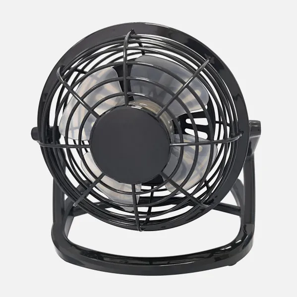 Mini Mesa Fan Tango 2,5w 5v Preto 14,5x14,5x10 Cm Fonte de alimentação ajustável via porta USB