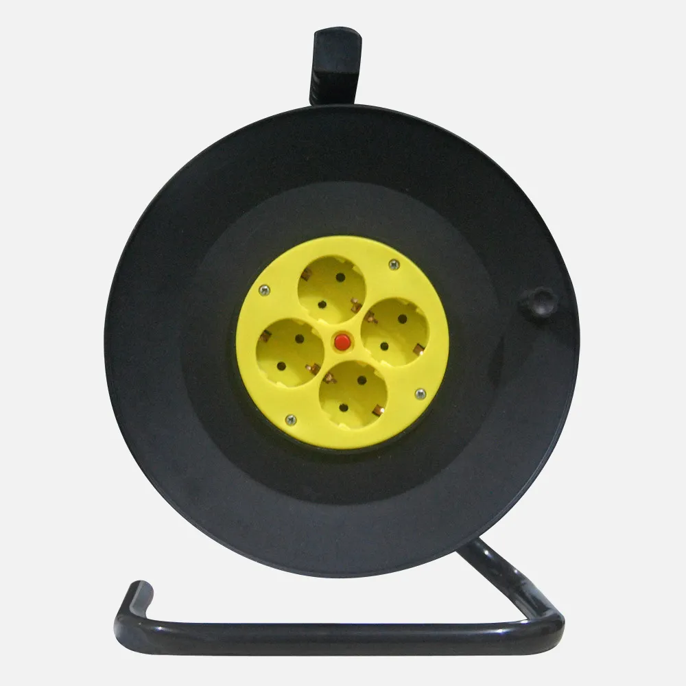 166431425 - Enrollacable 4 Enchufes Cable 25m 3gx1,5mm Cobre C/termostato De Seguridad 3250w Max