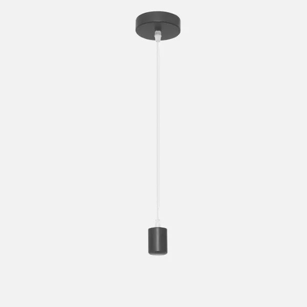 Arm.pendant light Cara 1xe27 Black Regx10x10 Cm