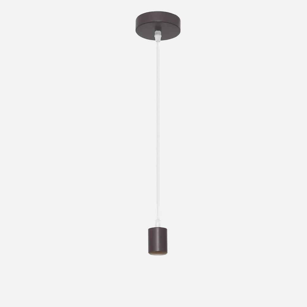 20139CO02 - Arm.pendant light Cara 1xe27 Brown Regx10x10 Cm