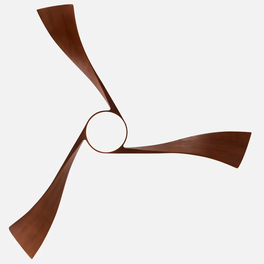 Ventilador  Dc Janubi 18w Marron/cerezo 3 Asp.6 Veloc.Reg.x132d 2350lm Remoto,memoria Y Temp.3000-4000-6000k