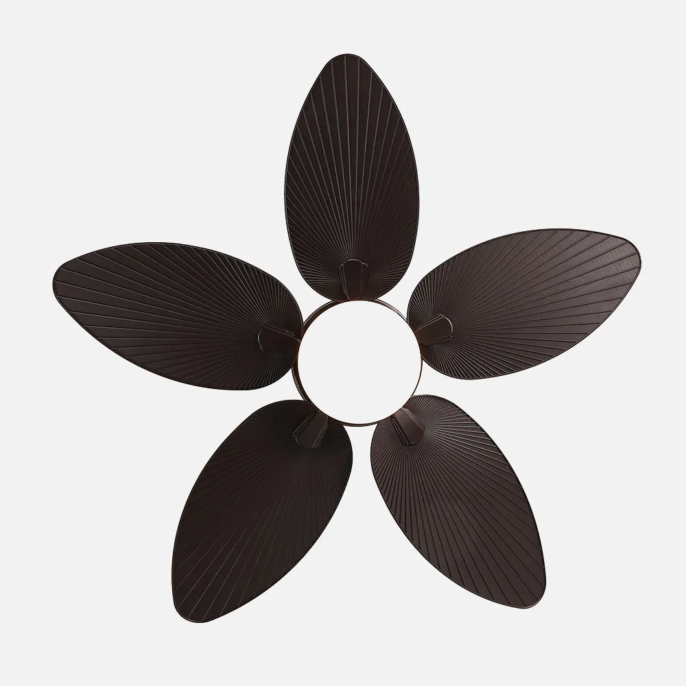 Ventilador Dc Borasco 24w Marron 5 Asp.6 Vel.132d  2950lm Remoto.memoria Y Temp.3000-4000-6000k