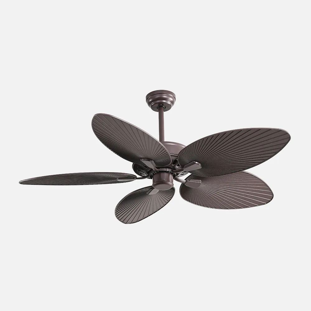 Ventilador Dc Borasco 24w Marron 5 Asp.6 Vel.132d  2950lm Remoto.memoria Y Temp.3000-4000-6000k