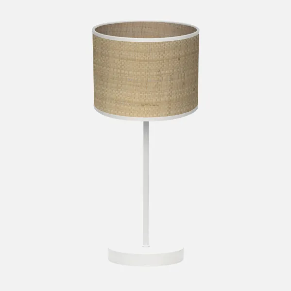 Table lamp Jerte 1xe14  White/natural 42x17x17 Cm