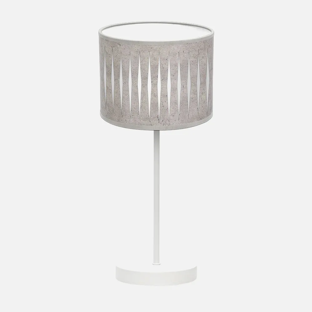 177271028 - Table lamp Piron 1xe14 White/cement Grey 42x17x17 Cm
