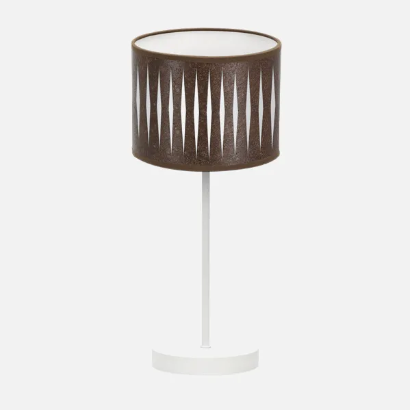 Table lamp Piron 1xe14 White/oxide 42x17x17 Cm