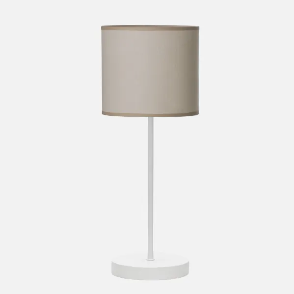 Table lamp Ibor 1xe14  White/stone 42x17x17 Cm