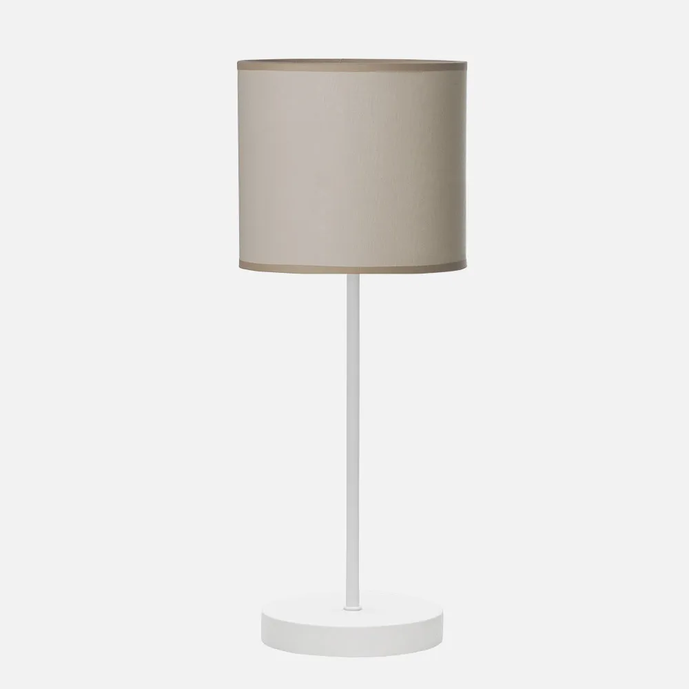 176971057 - Table lamp Ibor 1xe14  White/stone 42x17x17 Cm
