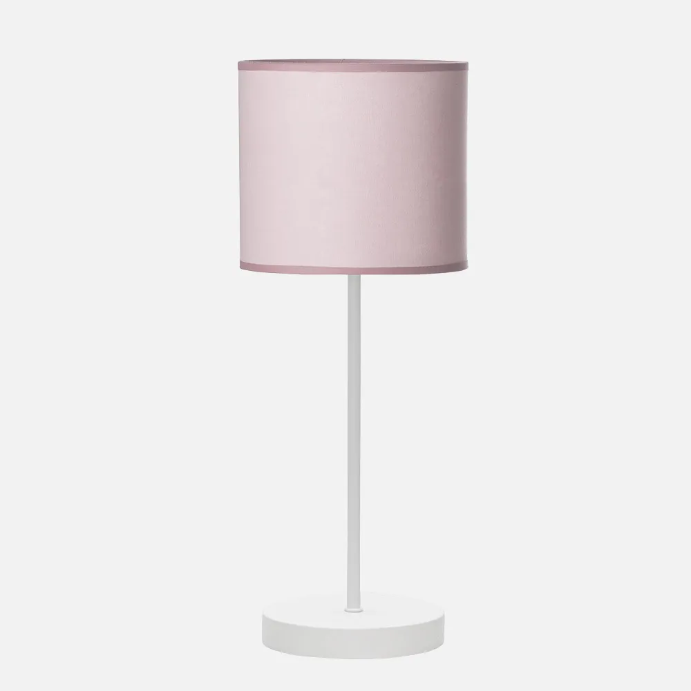 176971000 - Sobremesa Ibor 1xe14  Blanco/rosa 42x17x17 Cm