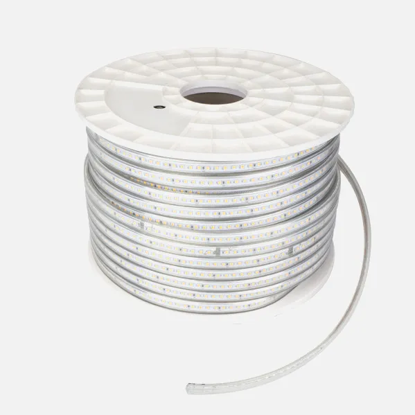 Fita flexível LED 1m 9w 3000k 220v Freya Ip65 14mm 900lm à prova de água 120led 