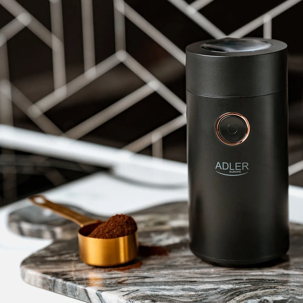 Molinillo Cafe Ng/oro 150 W Hasta 75gr Encendido Y Apagado Rapido Candado De Seguridad