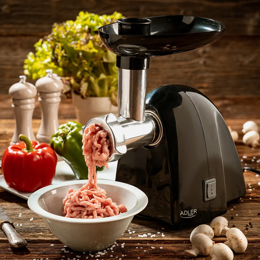 Picadora De Carne 1800w 1,8kg/minuto 3 Tamices Dif 2vel Facil Desmontar Y Limpiar