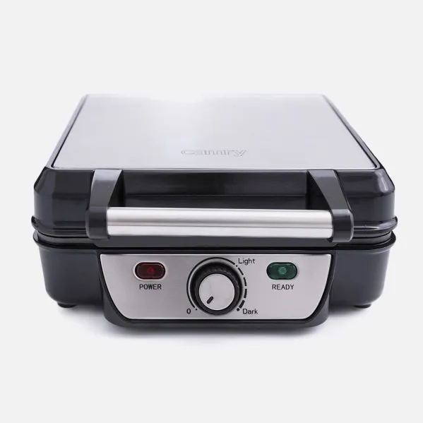 Walfrera 1500w c/thermostat Para 4 Waffles Light On/of Non-stick Fácil Limpeza