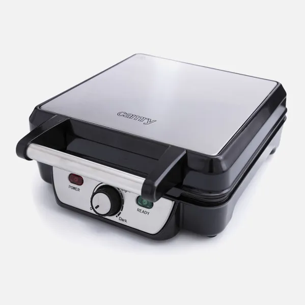 Walfrera 1500w c/thermostat Para 4 Waffles Light On/of Non-stick Fácil Limpeza