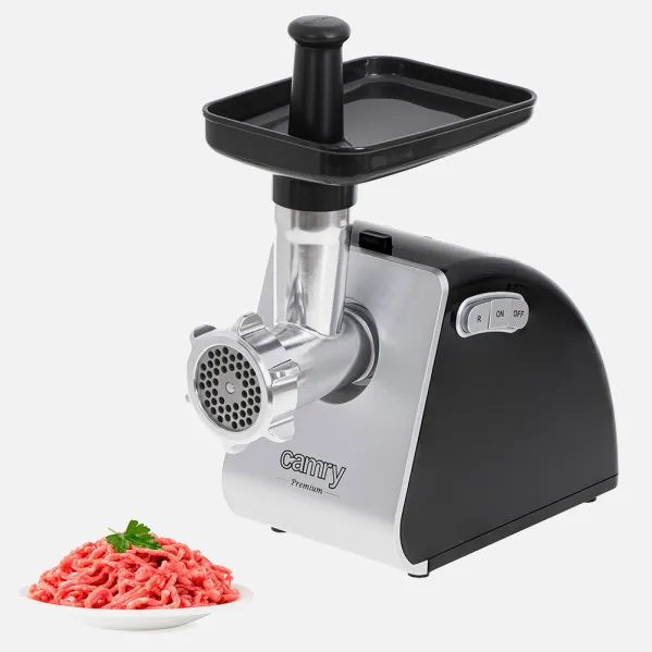 Moedor de carne 1600w 2kg/min 3 lâminas Ac.inoxid 2vel c/acessórios Fácil Desmontagem  Limpeza