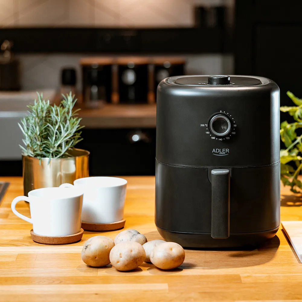 Freidora Sin Aceite 3l 2200w Converccion De Aire Luz On/off 31,5x23x29cm Apagdo Automatic